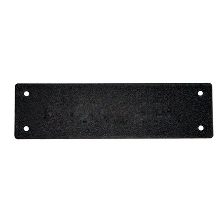 Chief Chief Branding Plate - Steel - Black NAB1BW